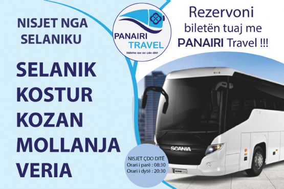 Bileta Autobusi KORCE Selanik / Bileta Autobusi nga KORCE per Selanik